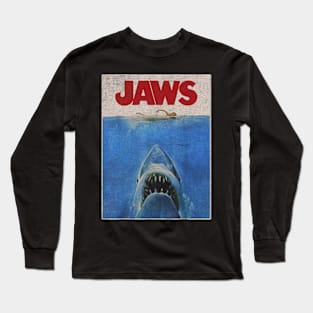 shark killing beach summer Long Sleeve T-Shirt